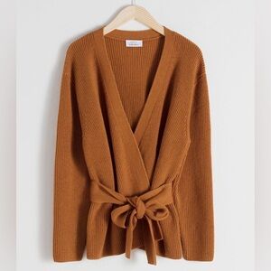 & Other Stories | Paris Atelier | Wool Wrap Cardigan Sweater